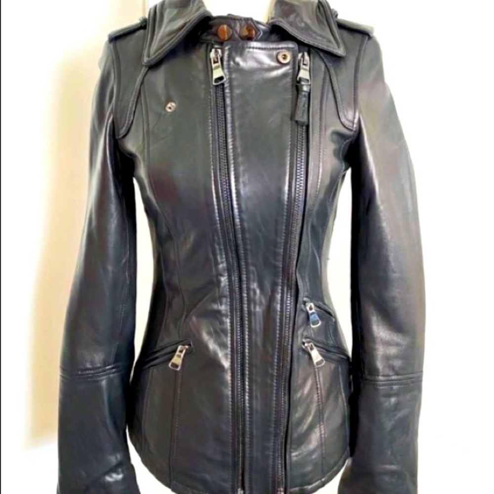 SOLD - Mackage Leather Jacket